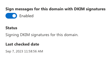 Sign DKIM Messages Office 365
